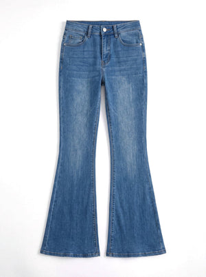 Jean Flare Taille Haute Extensible
