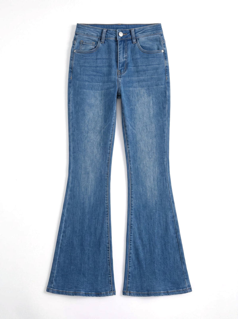 Jean Flare Taille Haute Extensible