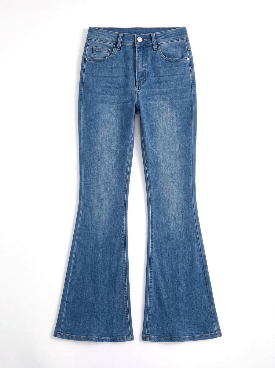 Jean Flare Taille Haute Extensible