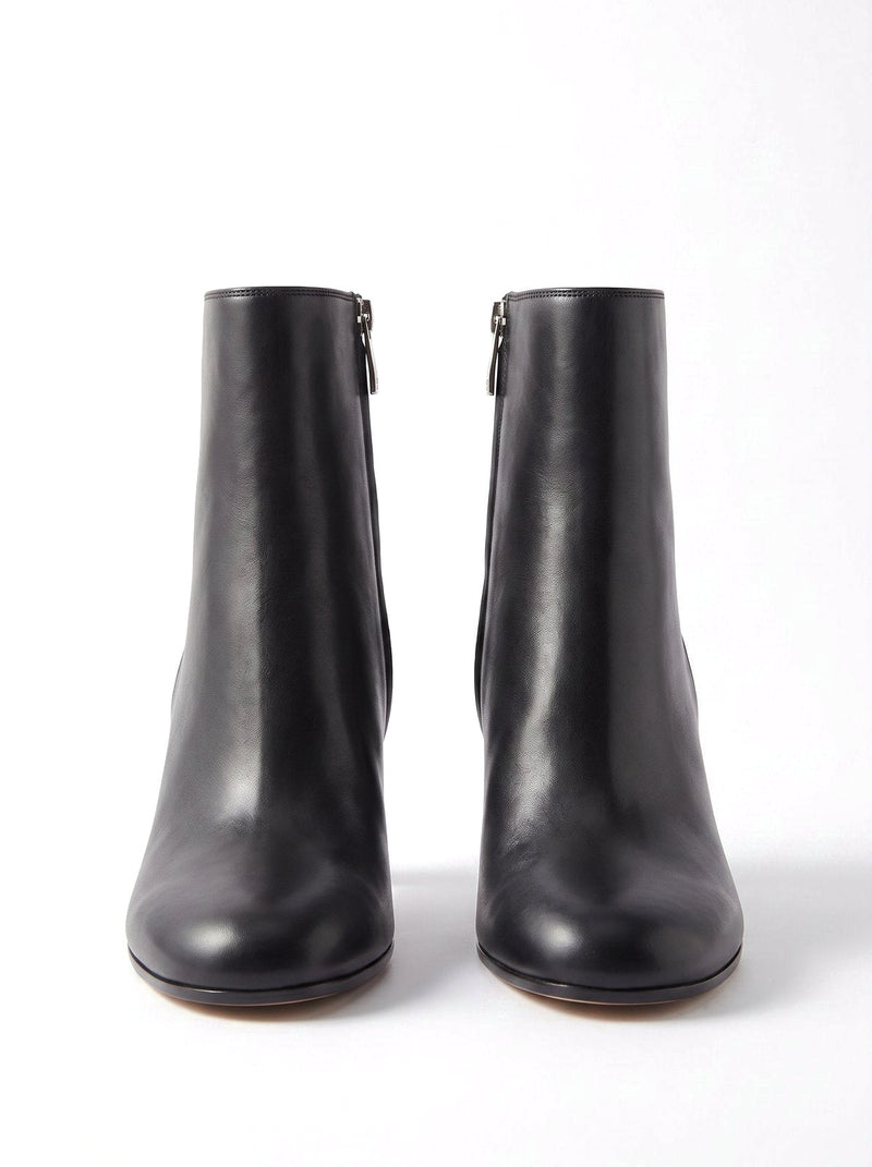 Bottines Talon Carré Bout Rond